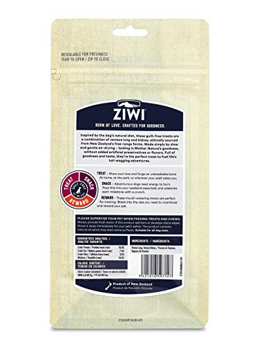 ZIWI Riñón de venado deshidratado, recompensa sabrosa y alta proteína.