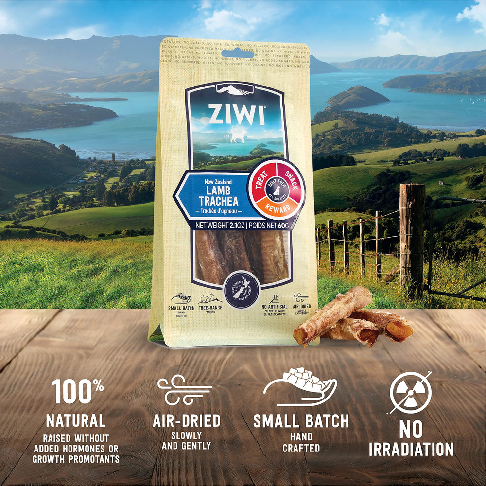 ZIWI Tráquea de Cordero: ideal para aventuras al aire libre