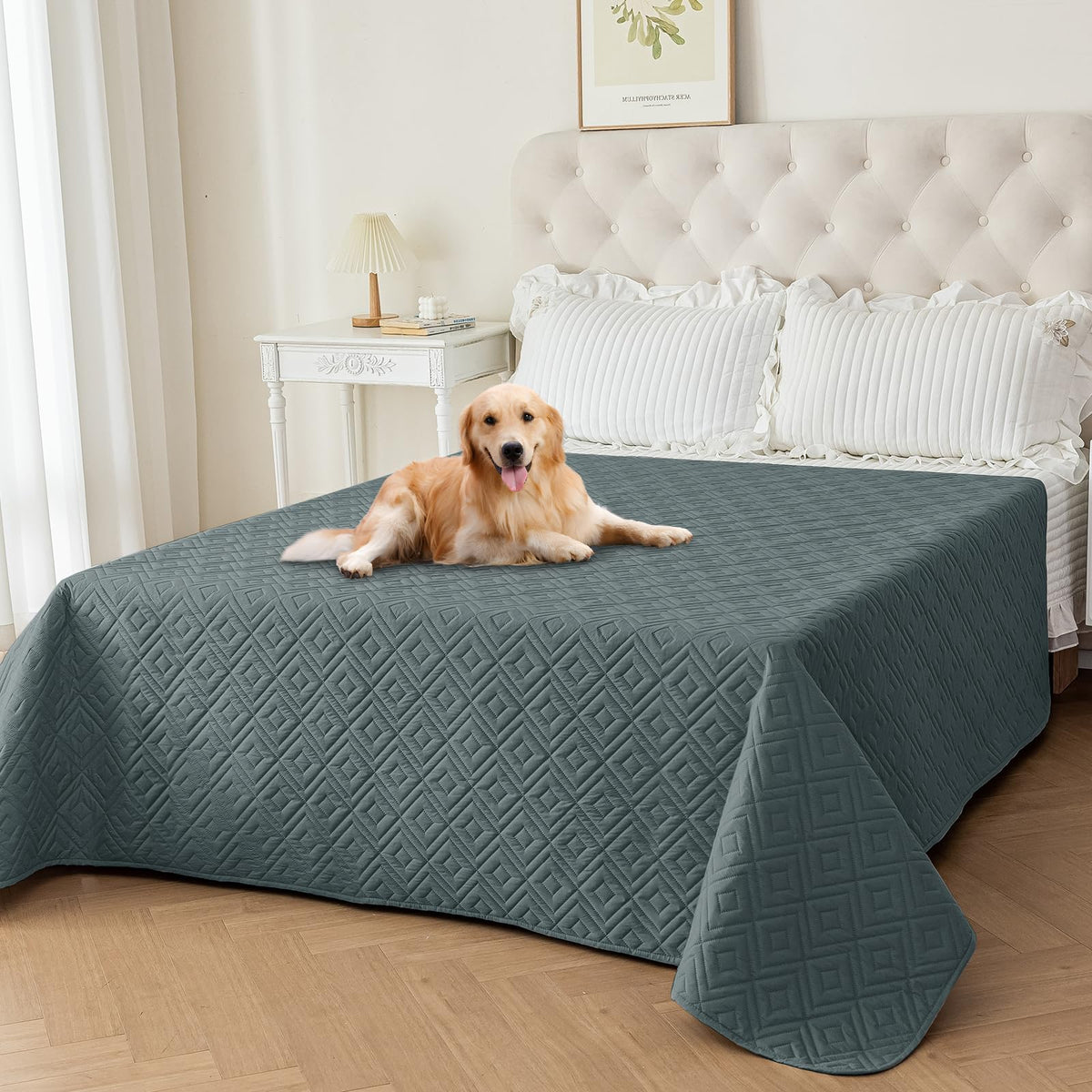 ZNSAYOTX manta para perro impermeable de doble cara protege muebles ante líquidos