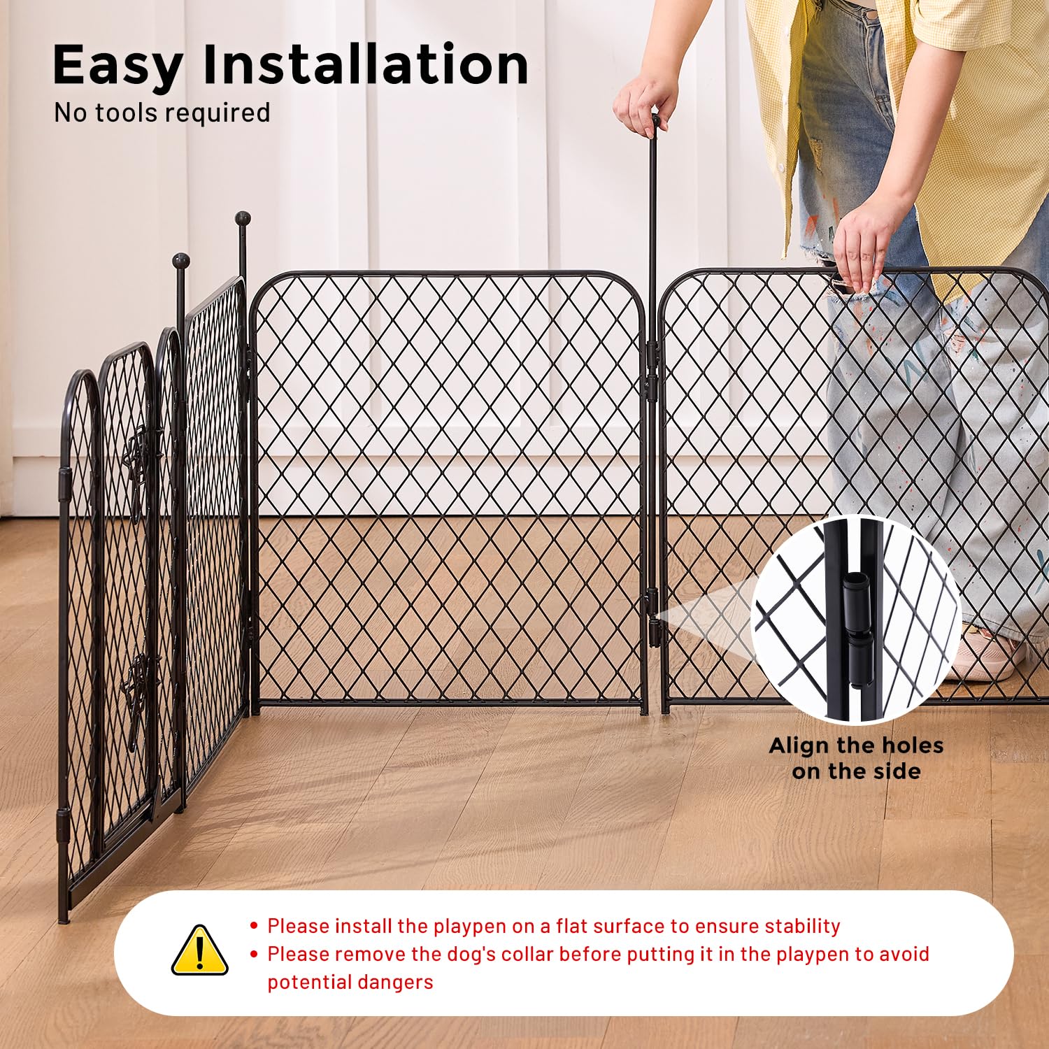ZOMISIA estructura metálica resistente para uso prolongado en interior y exterior.