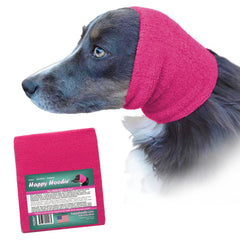 ZONI PETS Happy Hoodie uso en grooming para calmar durante el cepillado y recortes.