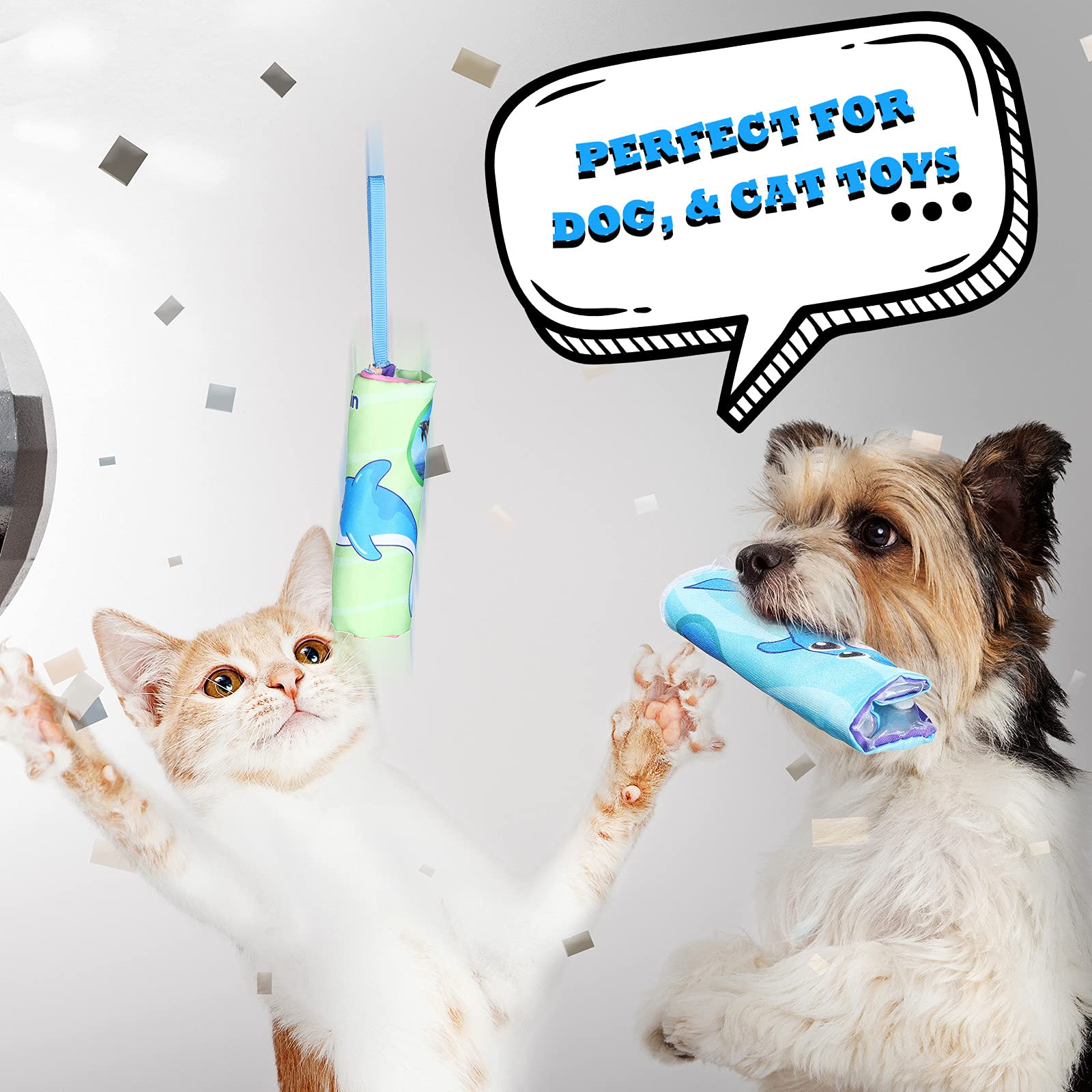 Zonon papel crujiente duradero para juguetes de mascotas.