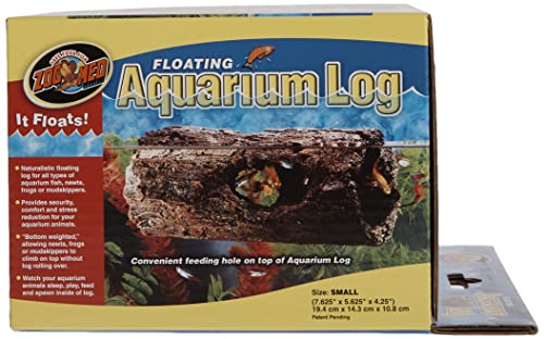 Zoo Med facilita la exploración y la alimentación alrededor del tronco flotante.