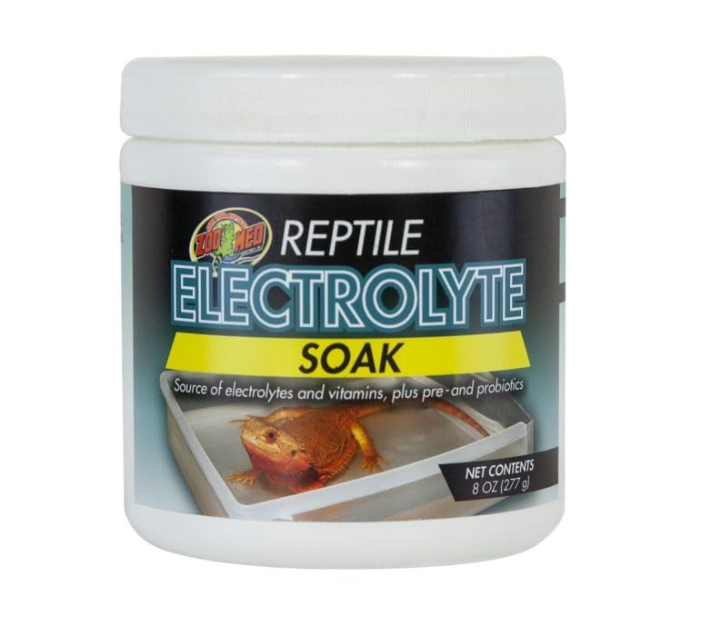 Zoo Med Baño de Electrolitos, uso práctico para mejorar el bienestar de reptiles.