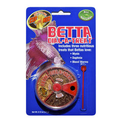Zoo Med Betta Dial-A-Treat, paquete de 3 bocados para Bettas, tentempié nutritivo ocasional.