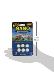 Zoo Med bloque nano para enriquecimiento y alimentación regular en acuario.