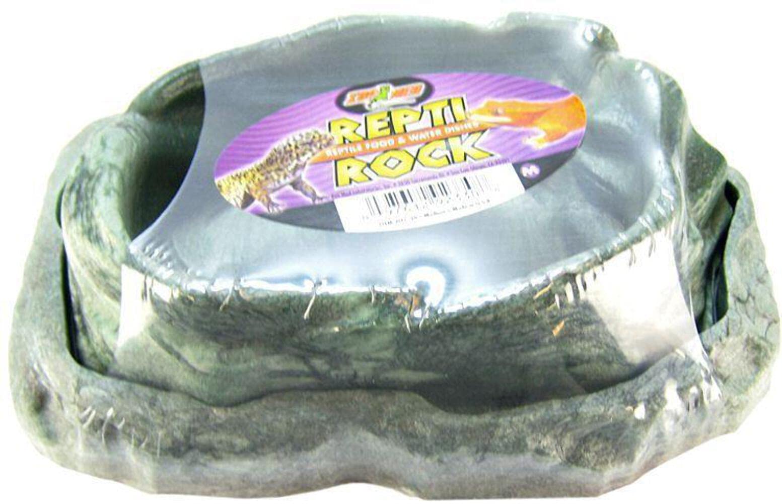 Zoo Med Conjunto Reptil Rocoso Agua: cuenco de agua duradero para uso diario