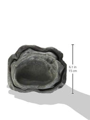 Zoo Med Conjunto Reptil Rocoso Apilable: diseño apilable para almacenamiento sencillo