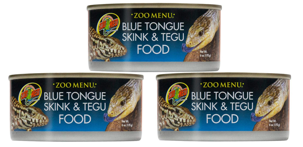 Zoo Med Menú Zoo para lengua azul, piel y tegu: nutrición equilibrada para reptiles