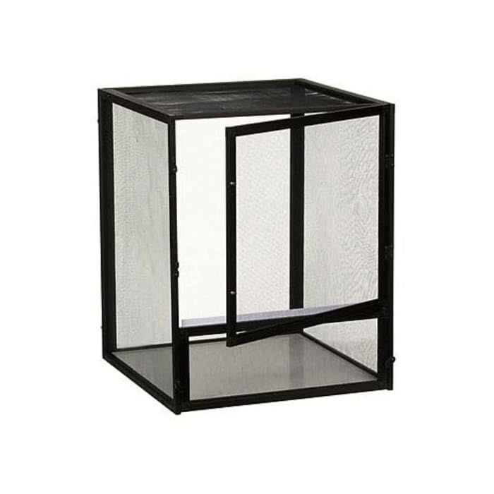 Zoo Med Reptibreeze, puerta de piso para limpieza rápida y manejo del sustrato.