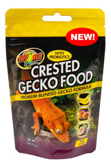 Zoo Med Alimento para Gecko Crestado, sabor ciruela, dieta diaria para crecimiento y reproducción saludable.