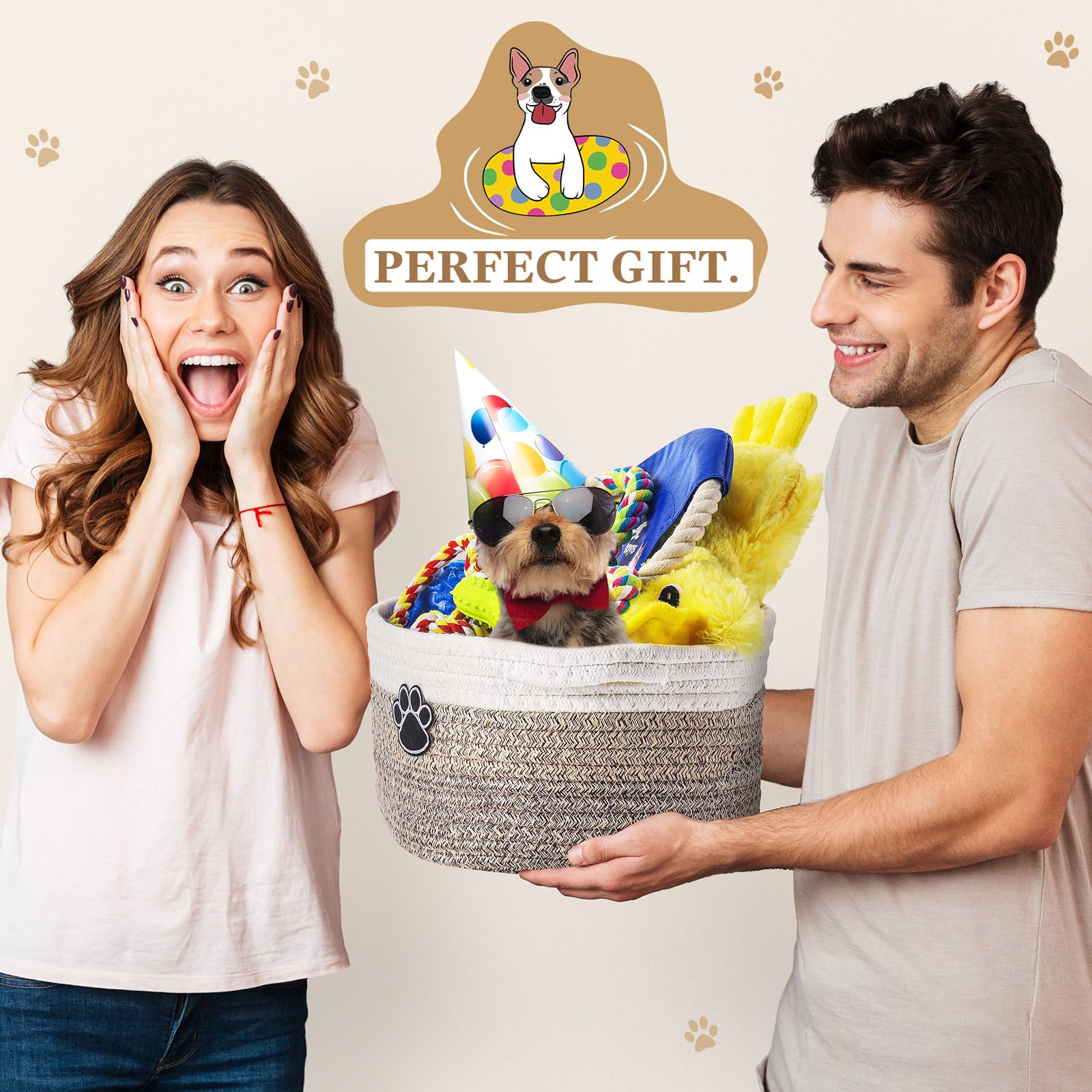 Conjunto de juguetes Zopeal, regalo práctico para perros de todos tamaños.