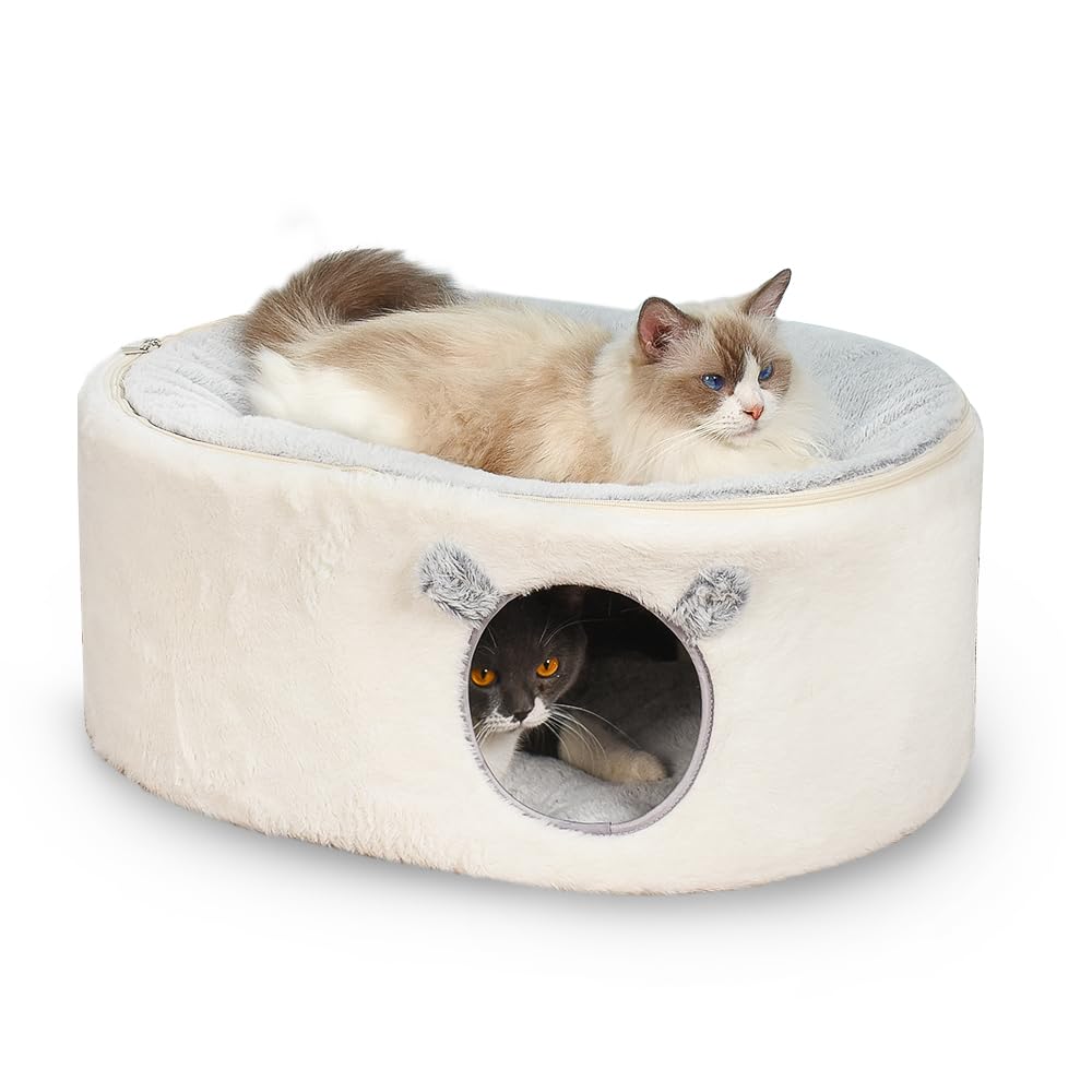 Zoratoo Cama Gato Cueva Interior: refugio cómodo para siestas