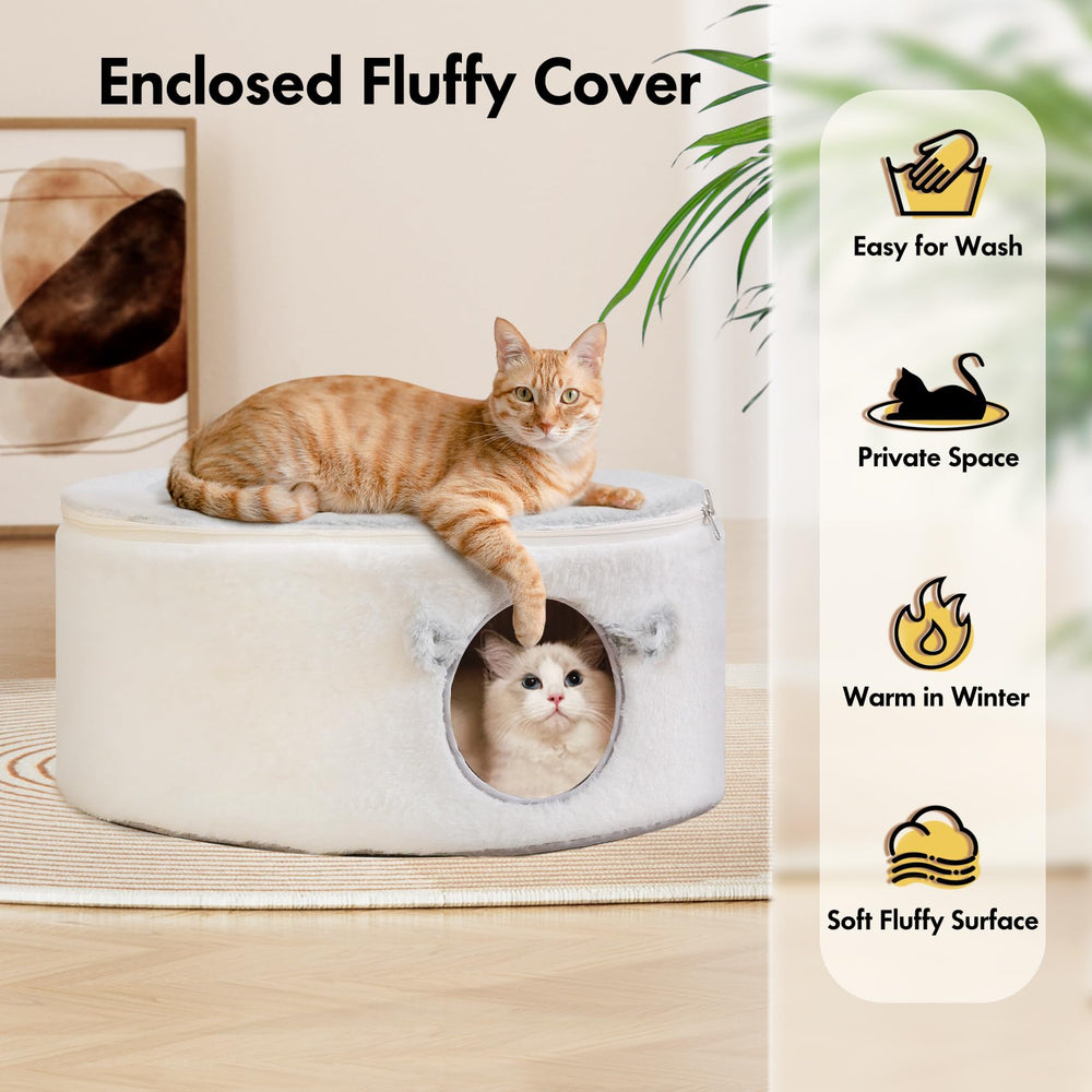 Zoratoo Cama Gato Funda Lavable: limpieza rápida y sencilla