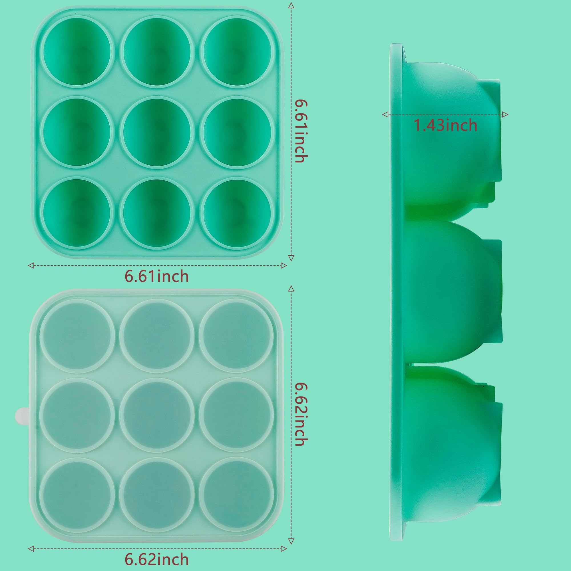 Flexible y duradero, ideal para desmoldar golosinas sin romper