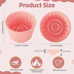 ZOURYNUA-silicona-alimento-grado: material seguro para la comida canina y fácil limpieza.