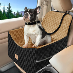 Zuffeloria asiento-perro-coche-alzado 5-5 pulgadas para mejor vista y confort