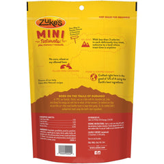 Zuke's Mini Naturals receta-pollo, snack suave para entrenamiento.