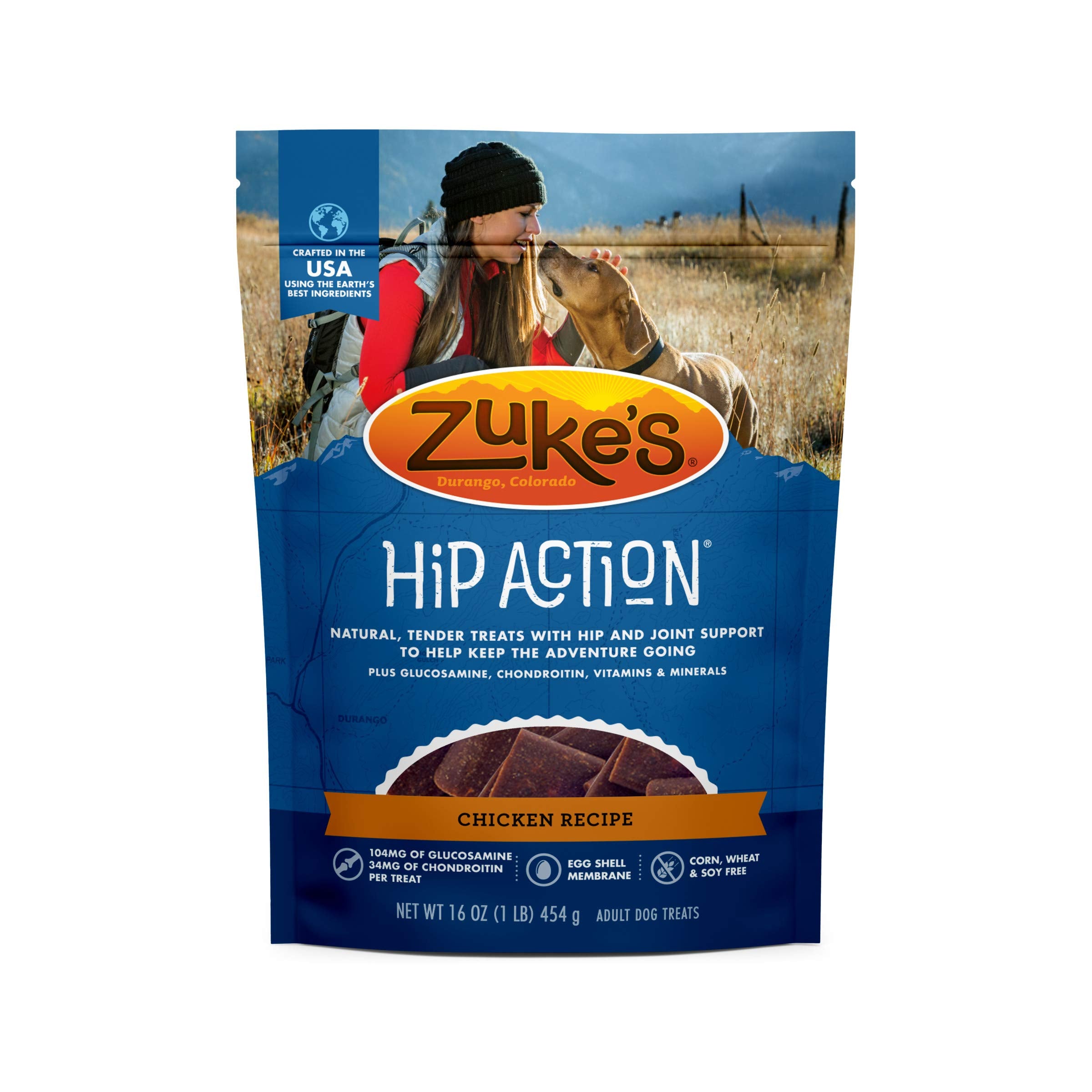 Zuke's Hip Action, bolsa recerrable para paseos y aventuras.