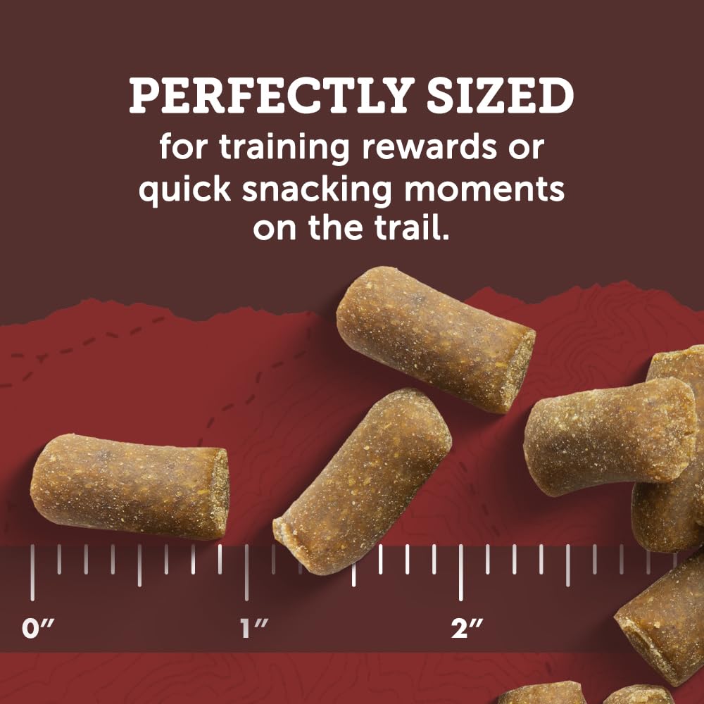 Premio de entrenamiento para paseos con Zuke’s Lil’ Links, refuerzo positivo