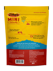 Zuke's Mini Naturals con cerezas y romero, recompensas naturales para cada momento.