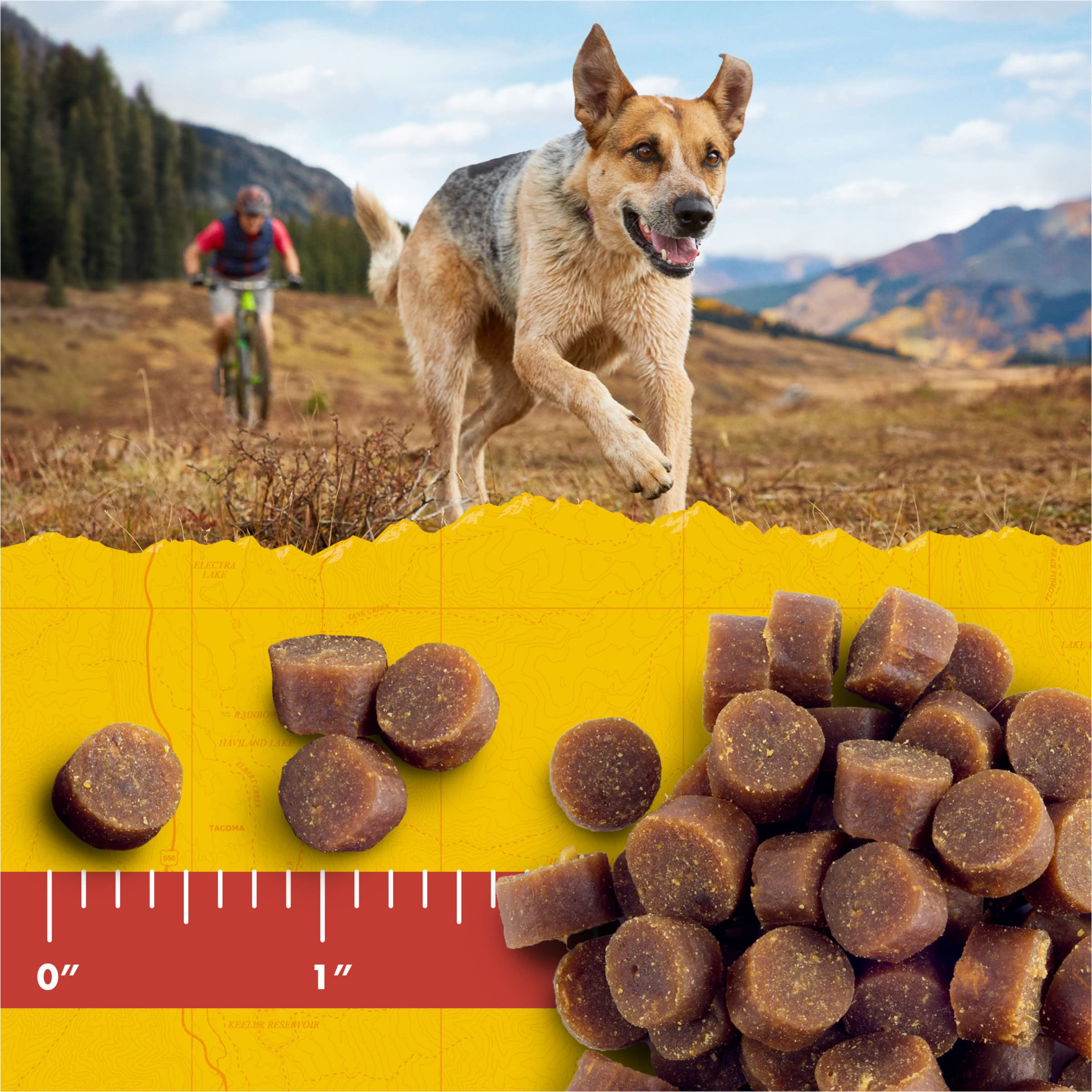 Zuke's Mini Naturals, ingredientes naturales con bayas enteras para sabor y nutrición