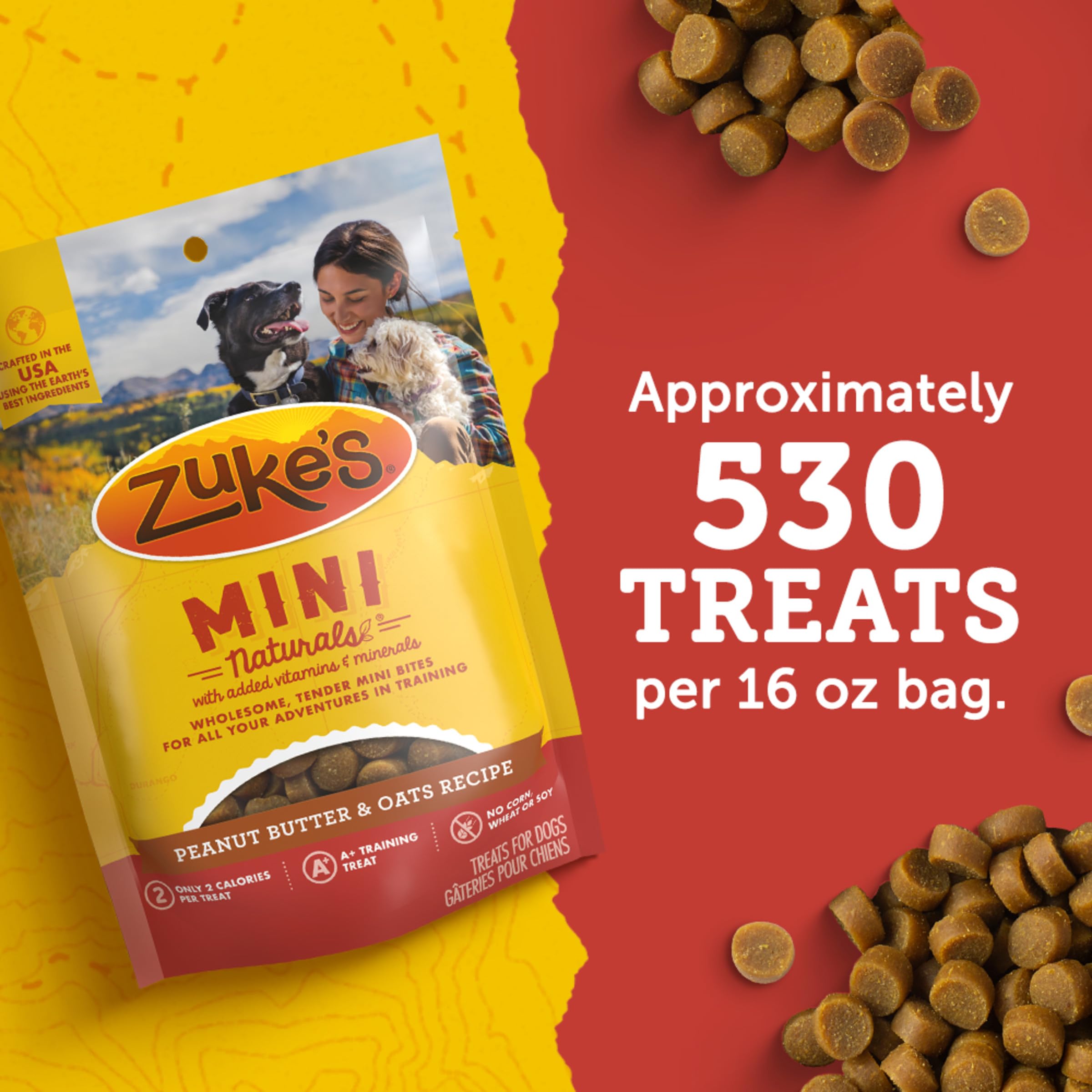Zuke's Mini Naturals enjoyed on outdoor trail adventures