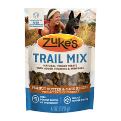 Zuke’s Mezcla de Senderos en empaque frontal, snack saludable para entrenamiento diario.