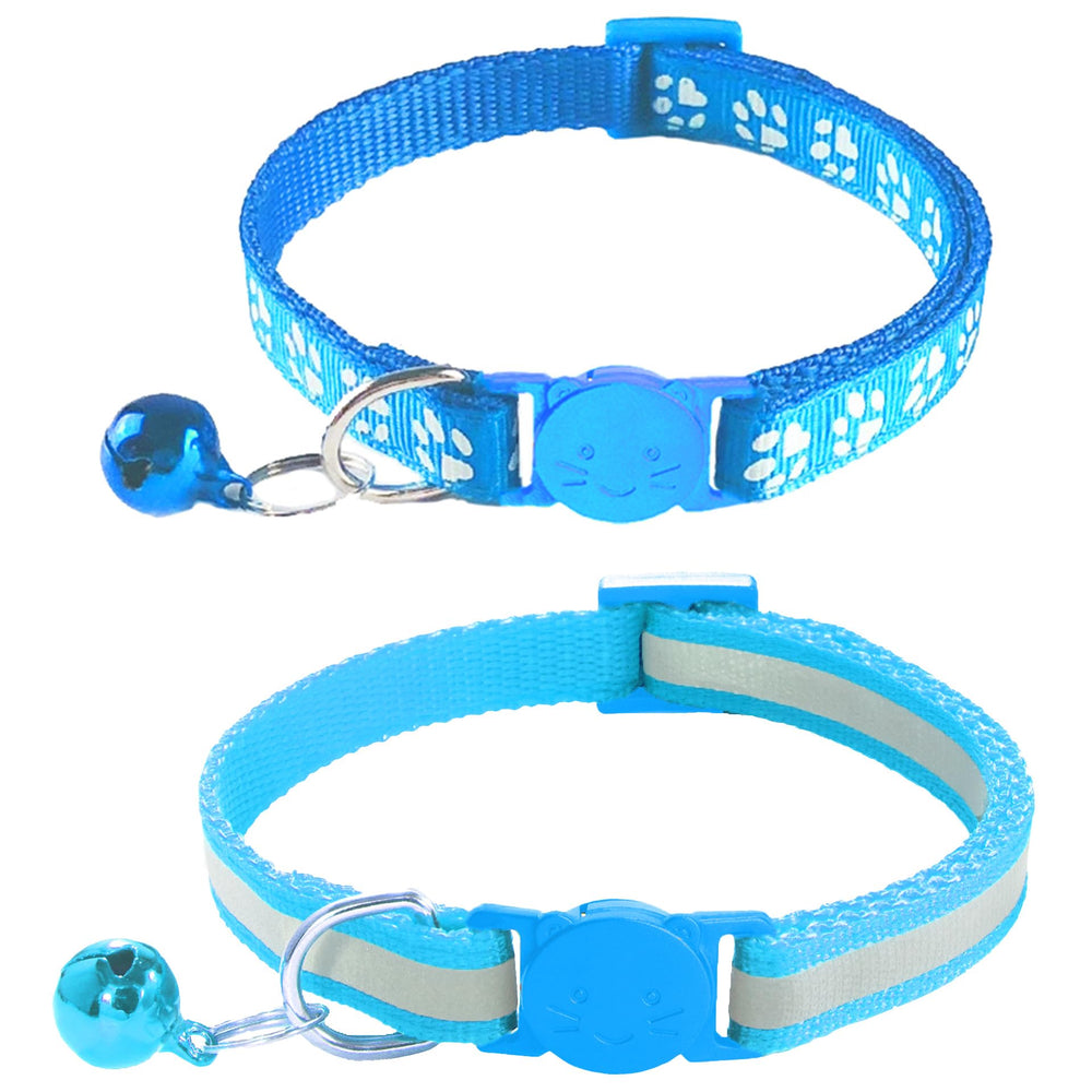 Collar Zulinlong con hebilla breakaway para gatos activos y seguros.