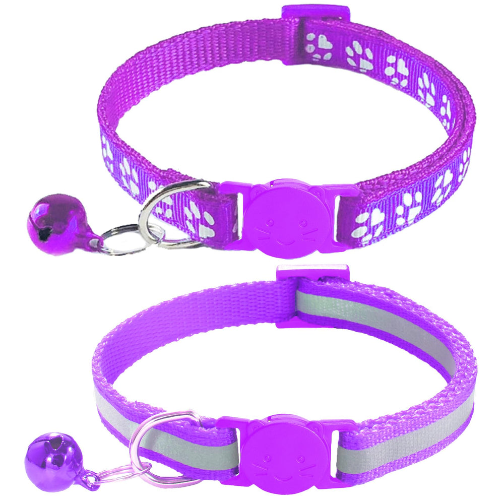 Collar Zulinlong con hebilla de ruptura para gatos, seguro y cómodo.