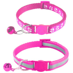 Collar Zulinlong ruptura rosa, liberación rápida para la seguridad diaria del gato.
