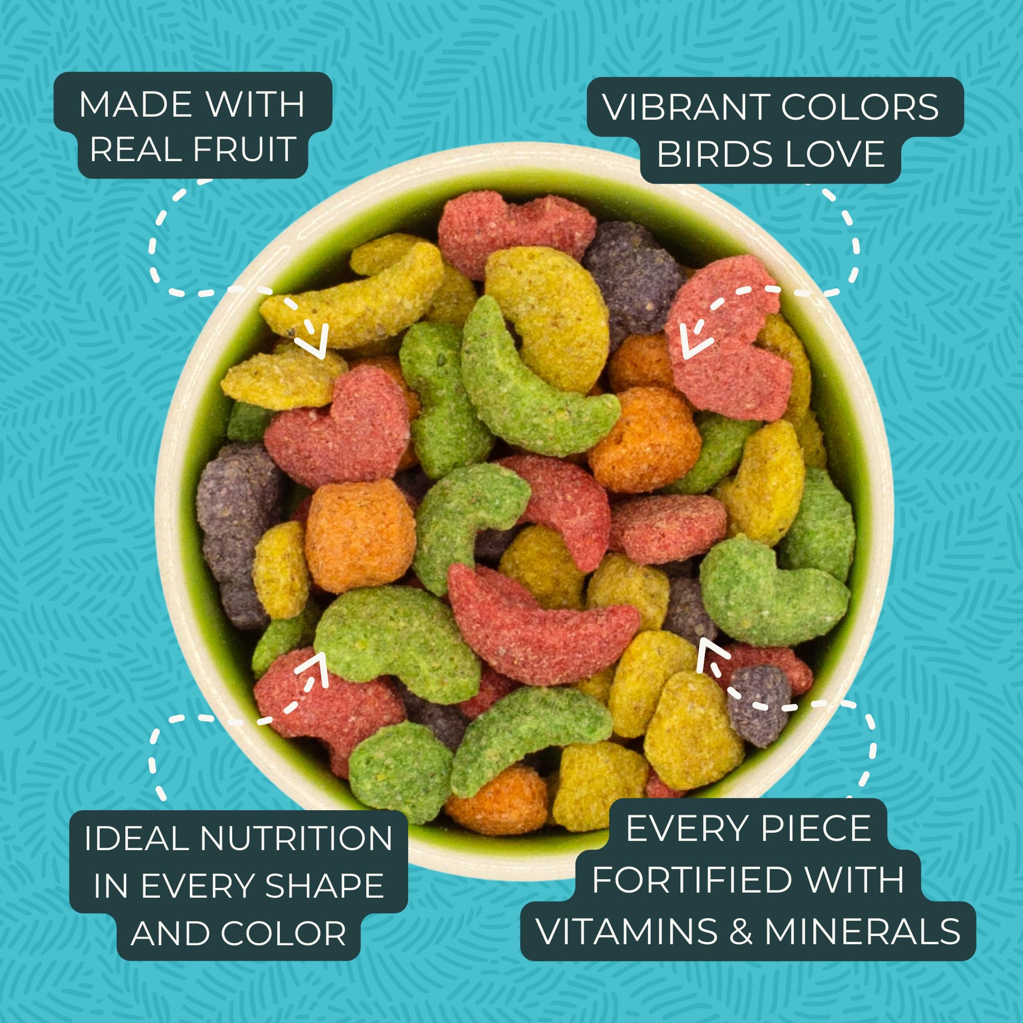 ZuPreem FruitBlend: estimulacion-forraje promueve comportamientos naturales durante la comida