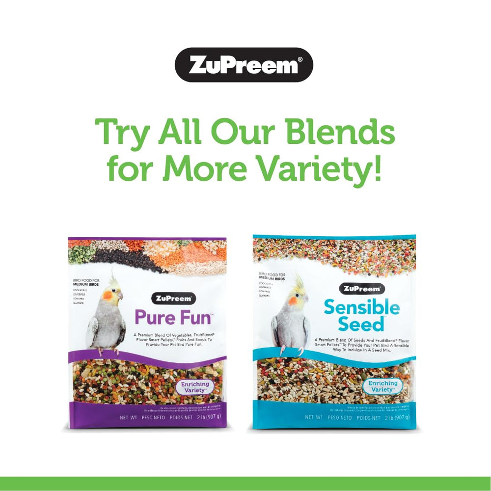 ZuPreem Natural mantiene el sabor y frescura del alimento.