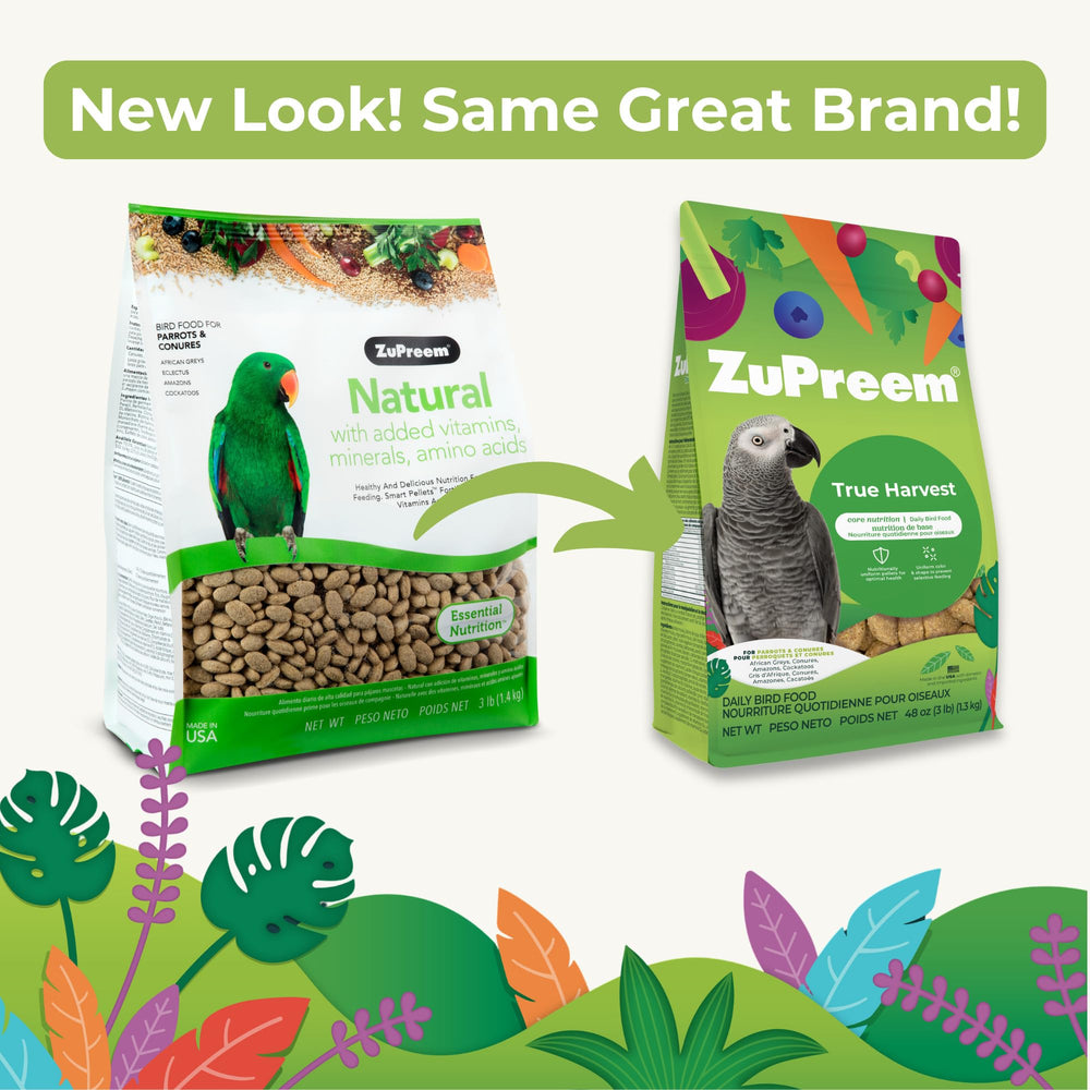 ZuPreem Natural mezcla de granos: textura agradable y variedad para dieta equilibrada
