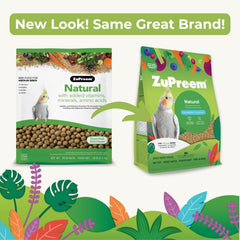ZuPreem Natural: pellets de tamaño uniforme para evitar consumo selectivo.