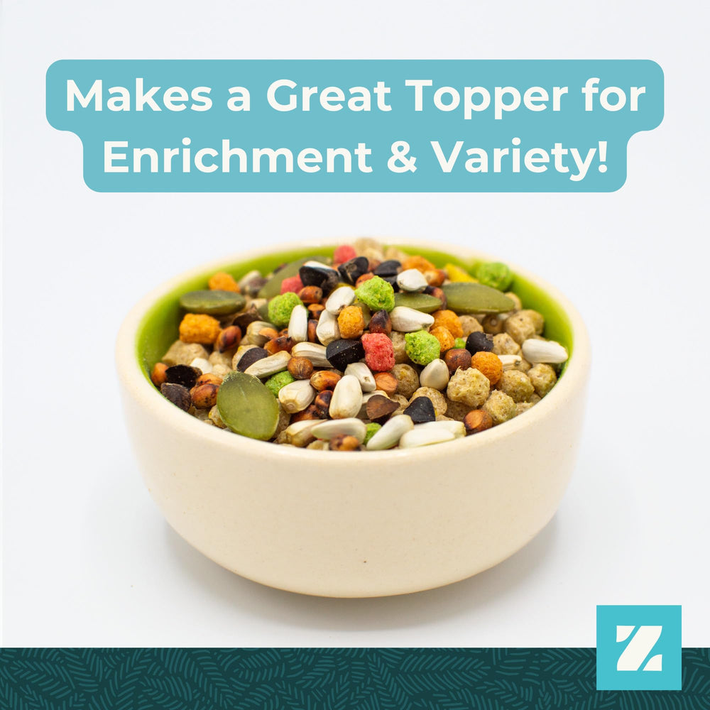 ZuPreem Sensible Seed, ingredientes naturales para aves pequeñas.