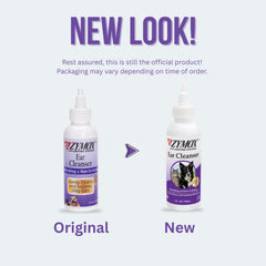 Aplicación rápida de Zymox para orejas de mascotas.