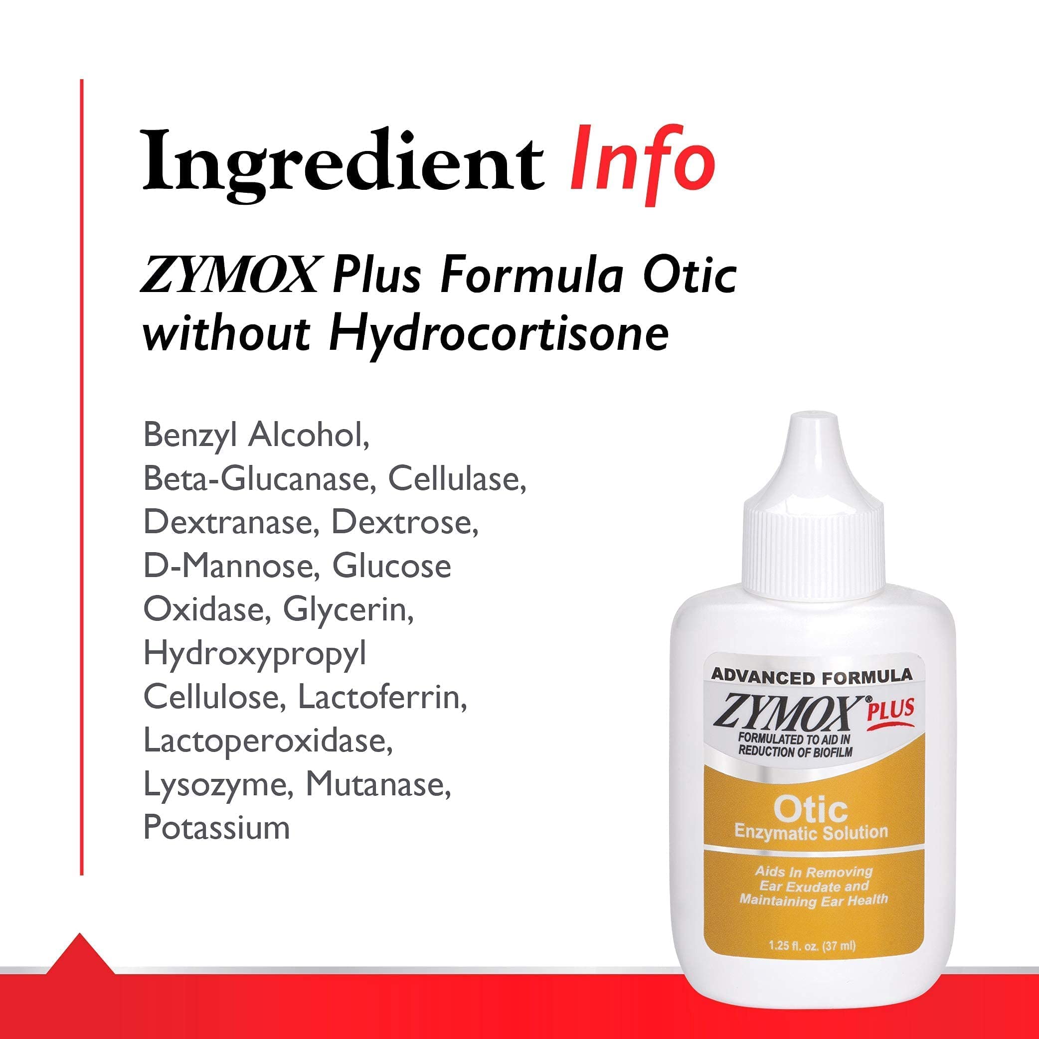 Dispensador de Zymox Otico Avanzado con vertido controlado.