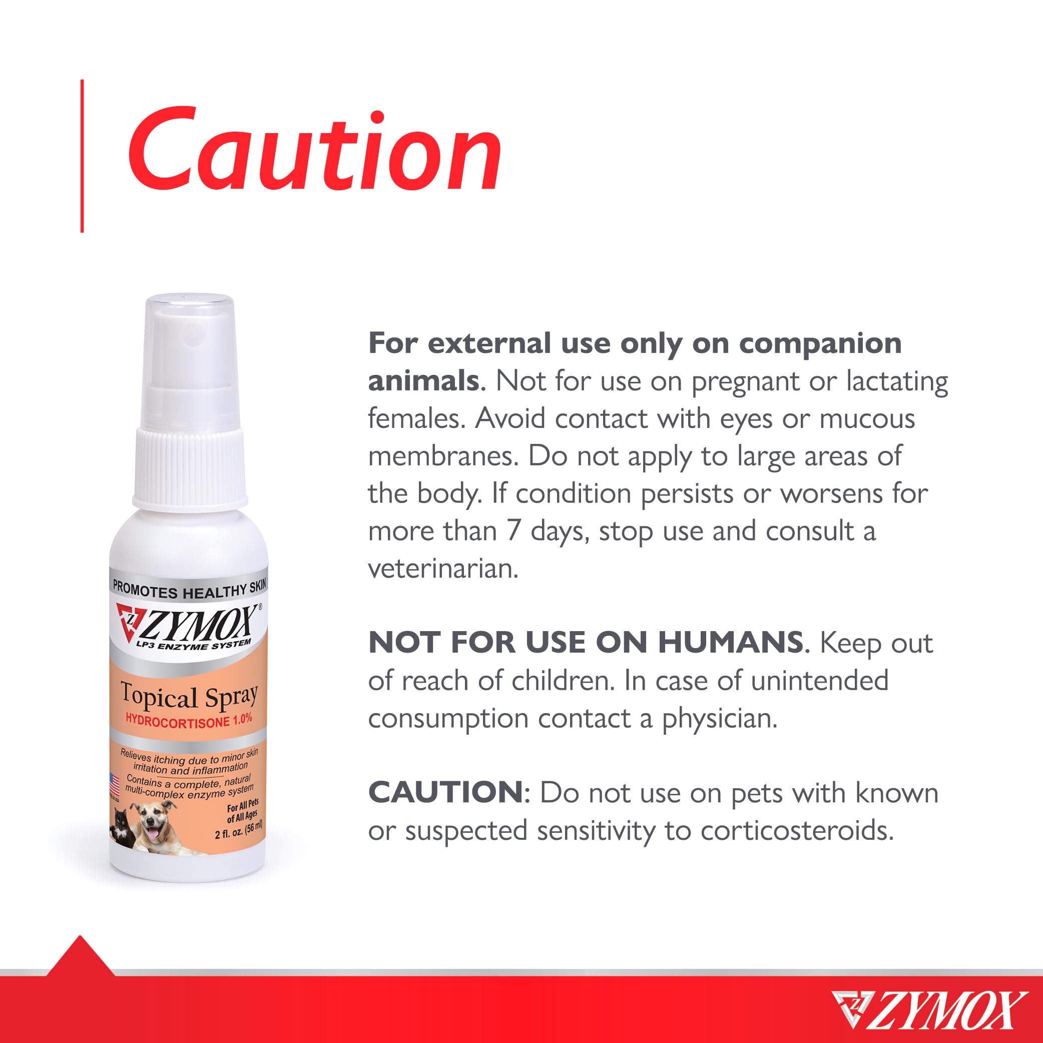 Zymox sistema enzimático LP3 para irritación suave.
